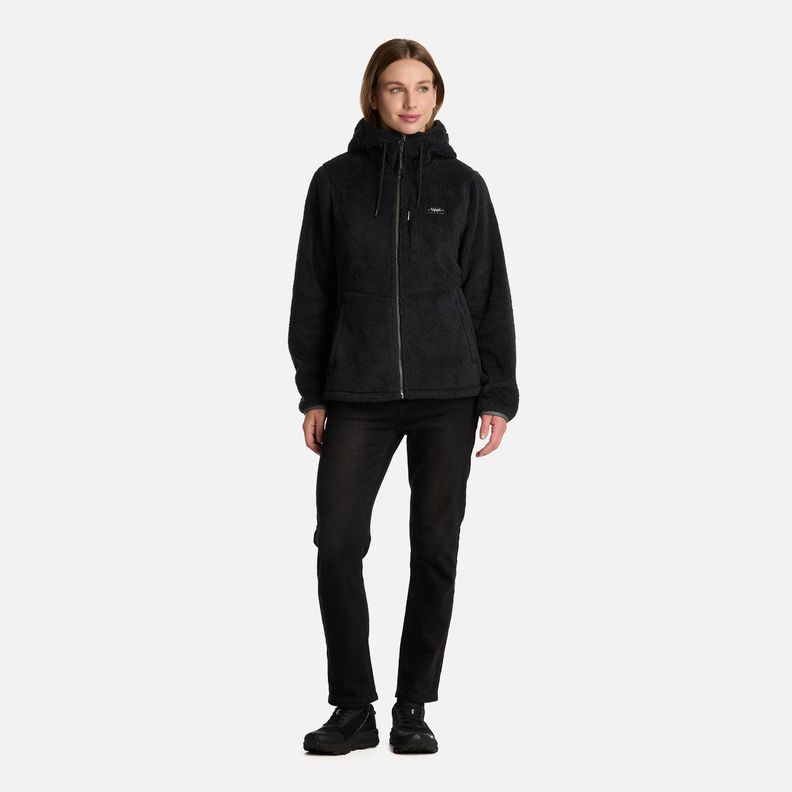 Polar Mujer Bear Shaggy-Pro Hoody Jacket Negro Lippi I25-5