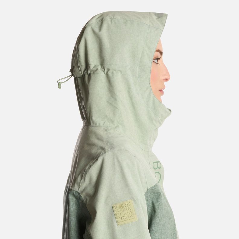 Chaqueta Mujer FirePlace B-Dry Jacket Jade Oscuro Lippi-3