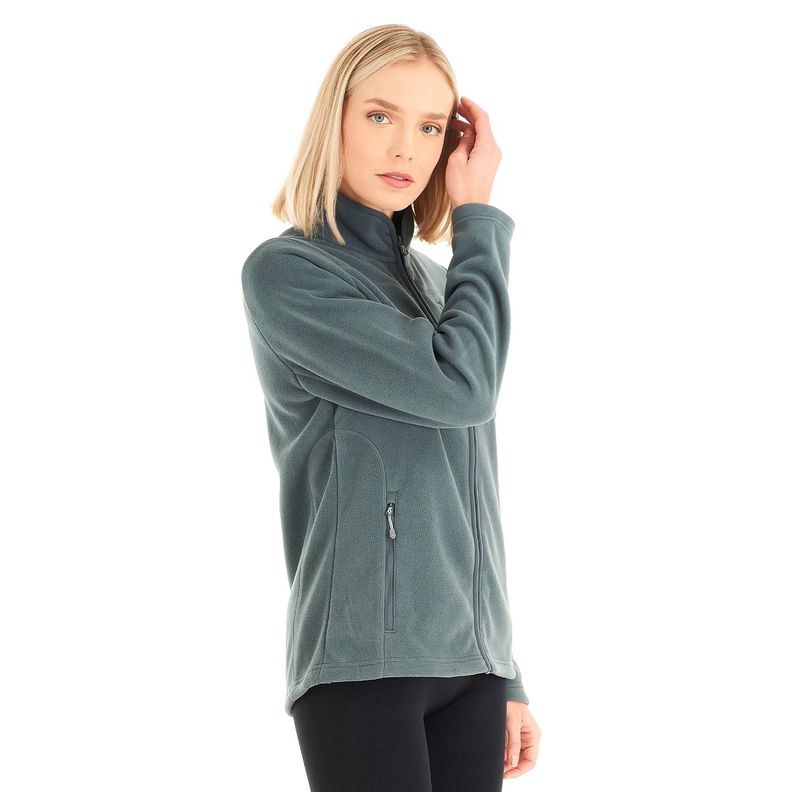 Polar Mujer Paicavi Therm-Pro Jacket Verde Grisaceo Lippi-2