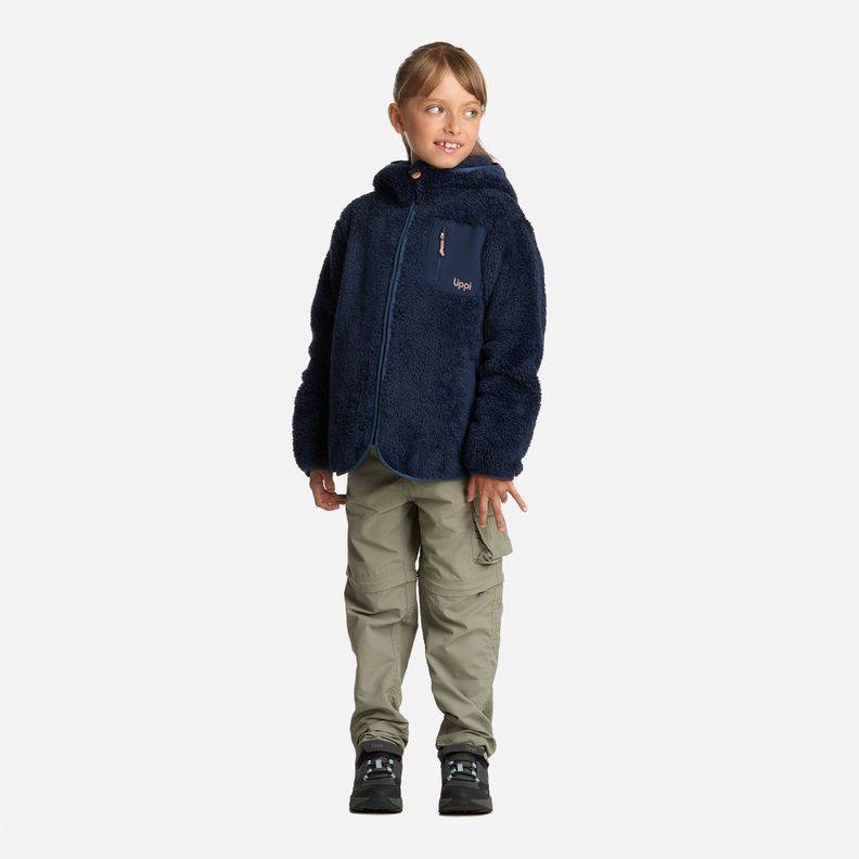 Polar Niña Bear Shaggy-Pro Hoody Azul Marino Lippi I25-5