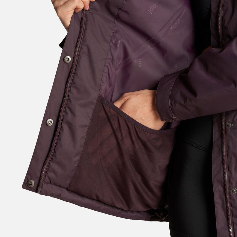 Chaqueta Mujer Suntra Steampro Hoody Jacket Burdeo Lippi-6