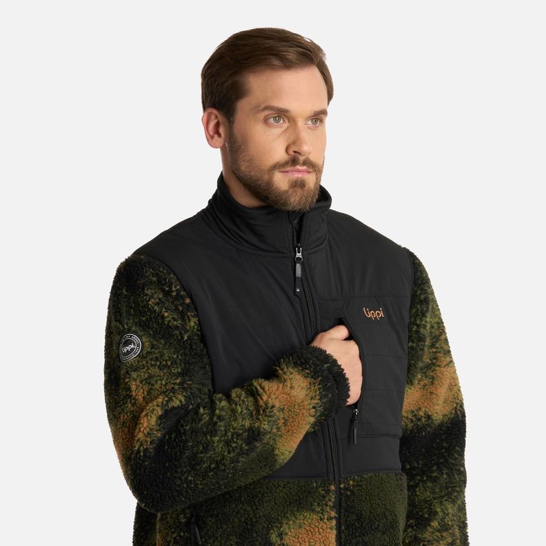 Polar Hombre Glaciar SherpaPro Print Verde Militar Lippi I25-3