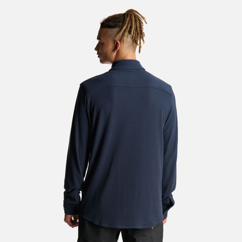Camisa Hombre Cumbre Invernal Azul Marino Haka Honu-2
