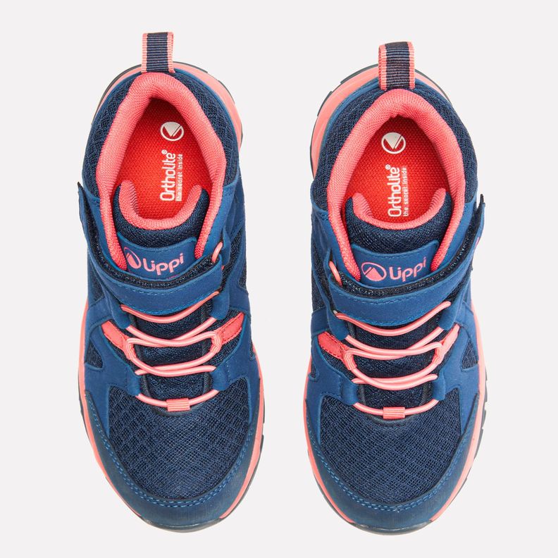 Botín Niña Tellus Mid Kids Azul Coral Lippi-5
