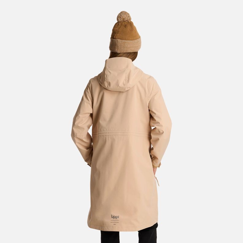 Chaqueta Mujer Mountains Live B-dry Long Caqui Lippi I25-2