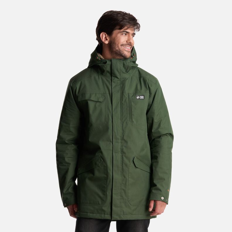 Chaqueta Hombre Yak Verde Militar Haka Honu-1