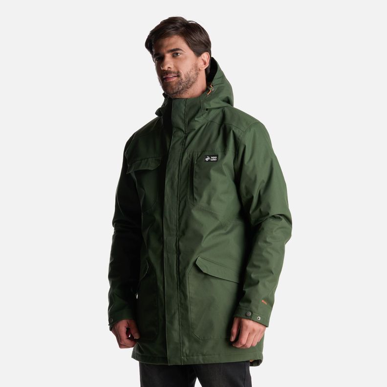 Chaqueta Hombre Yak Verde Militar Haka Honu-2
