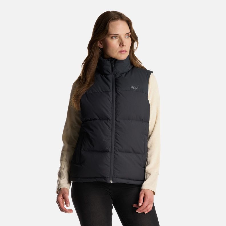 Chaqueta Mujer Urban Down Jacket Vest Negro Lippi-1