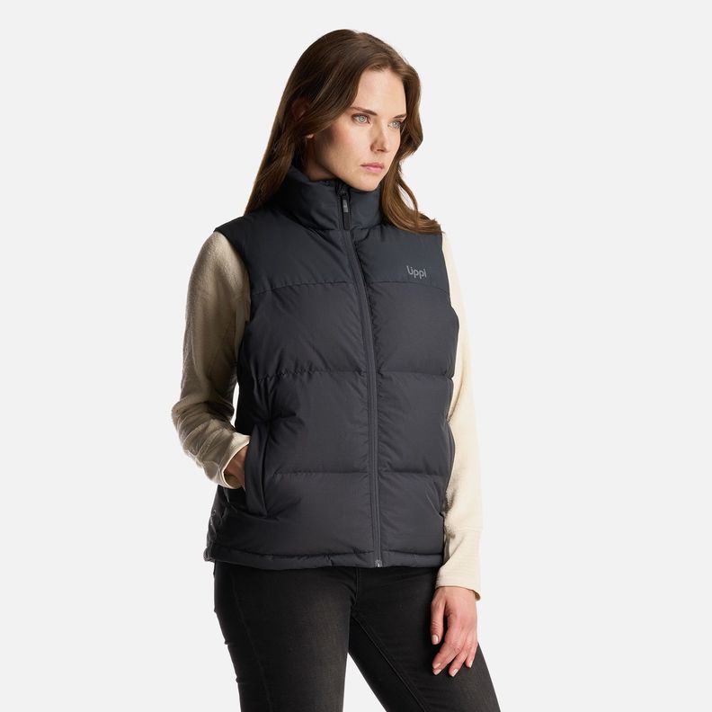 Chaqueta Mujer Urban Down Jacket Vest Negro Lippi-2