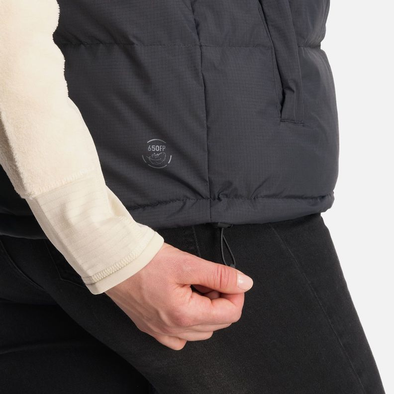 Chaqueta Mujer Urban Down Jacket Vest Negro Lippi-6