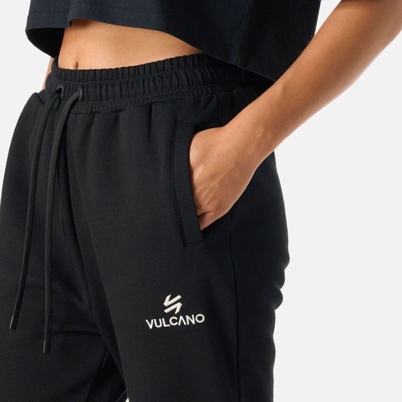 Pantalón Mujer Cool Down Jogger Pants Negro Vulcano-4