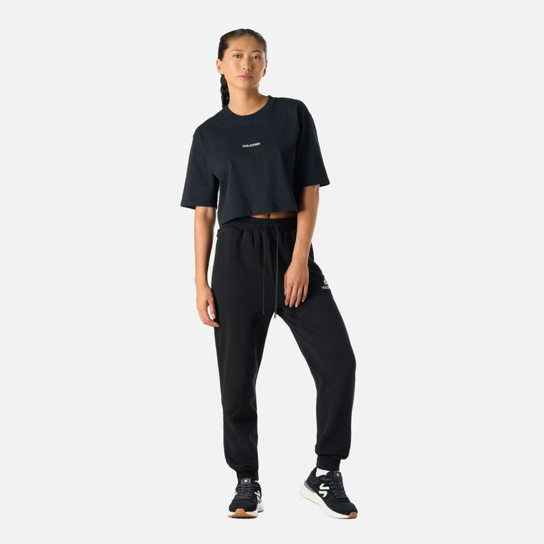 Pantalón Mujer Cool Down Jogger Pants Negro Vulcano-5