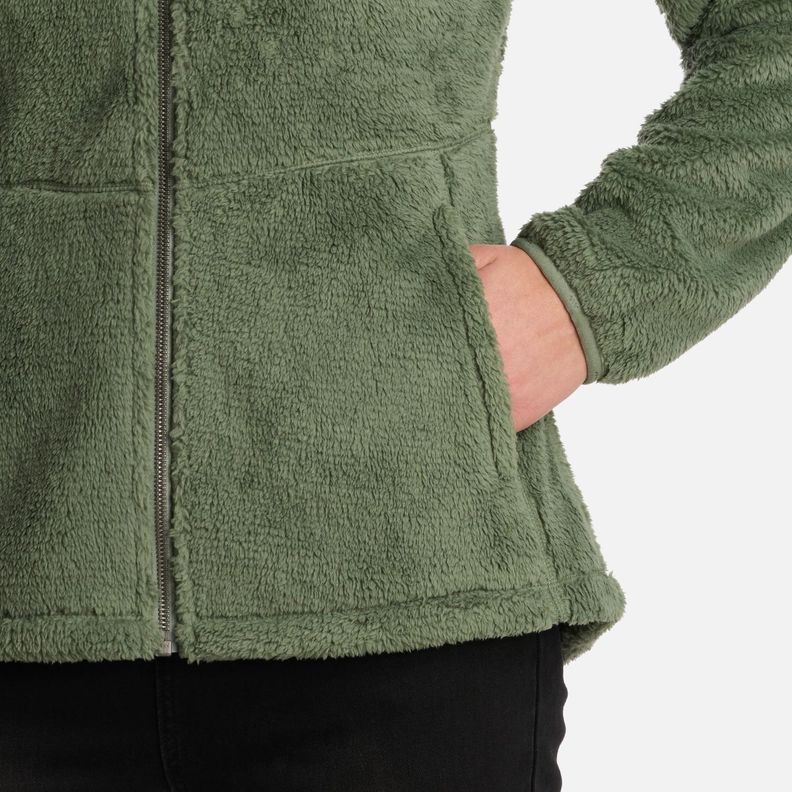 Polar Mujer Bear Shaggy-Pro Hoody Jade Oscuro Lippi I25-4