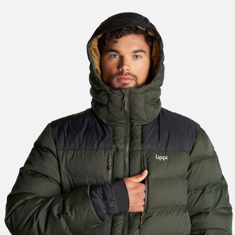 Chaqueta Hombre Annapurna Down Hoody Jacket Verde Oscuro Lippi I23-5