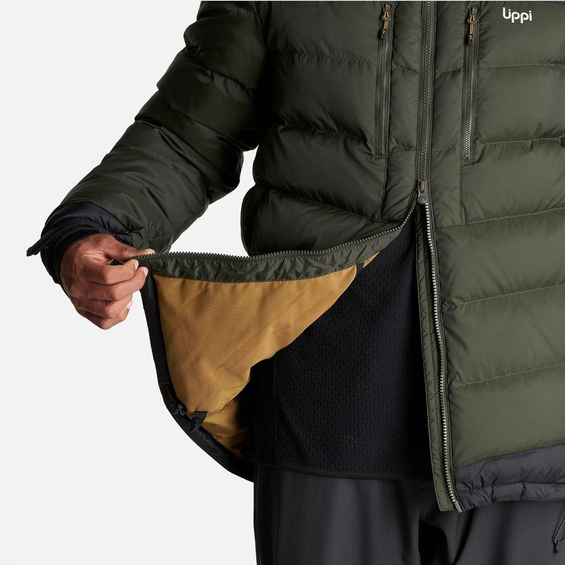 Chaqueta Hombre Annapurna Down Hoody Jacket Verde Oscuro Lippi I23-8