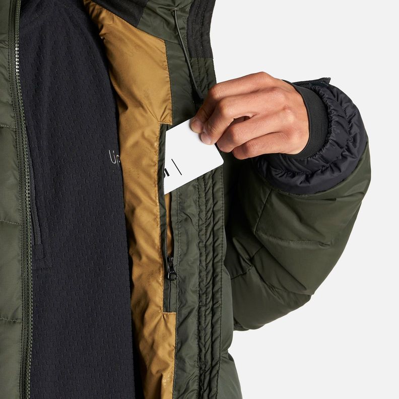 Chaqueta Hombre Annapurna Down Hoody Jacket Verde Oscuro Lippi I23-9
