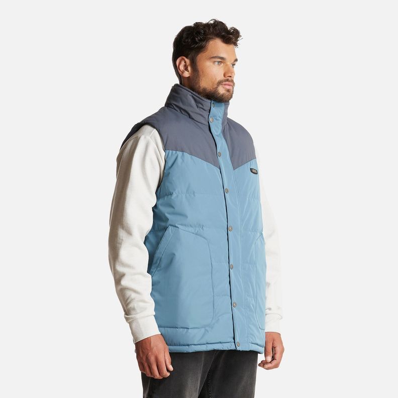 Chaqueta Hombre Kobuk Down Vest Azul Piedra Lippi-2
