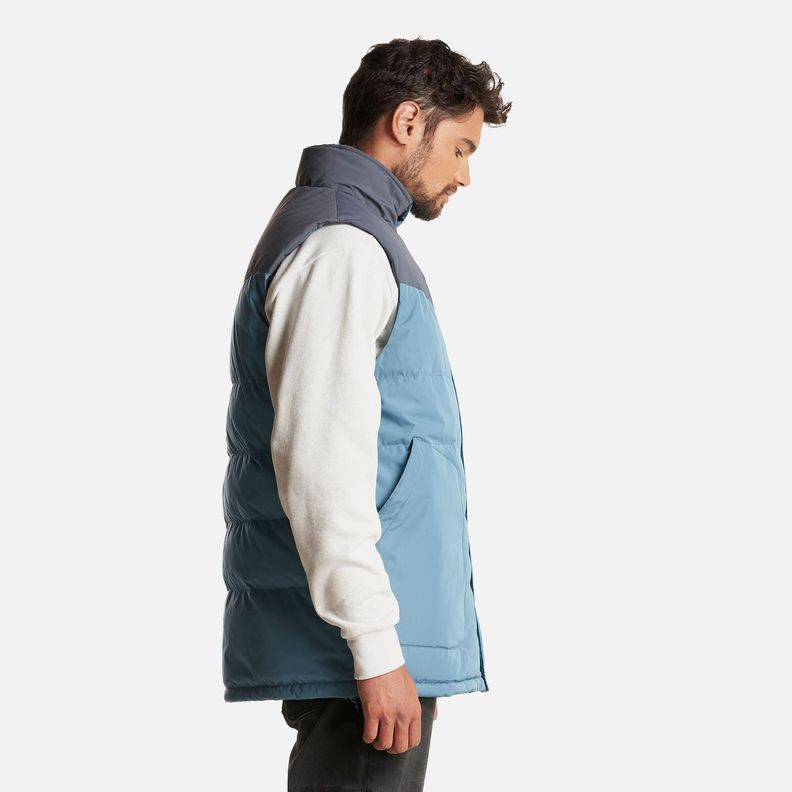 Chaqueta Hombre Kobuk Down Vest Azul Piedra Lippi-3