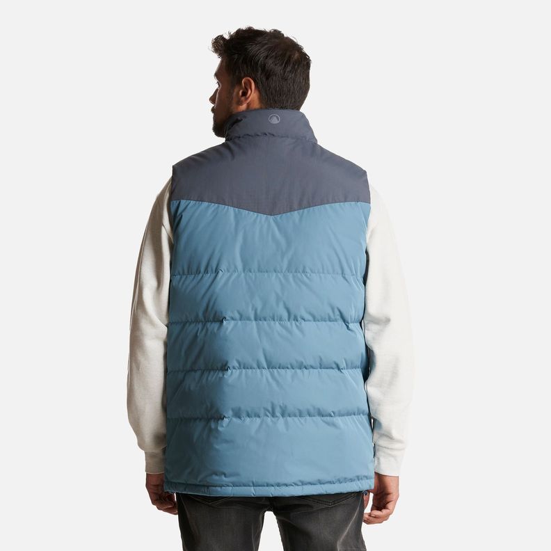 Chaqueta Hombre Kobuk Down Vest Azul Piedra Lippi-4