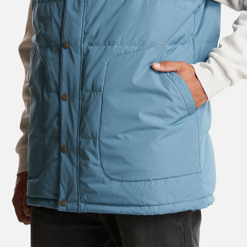 Chaqueta Hombre Kobuk Down Vest Azul Piedra Lippi-5