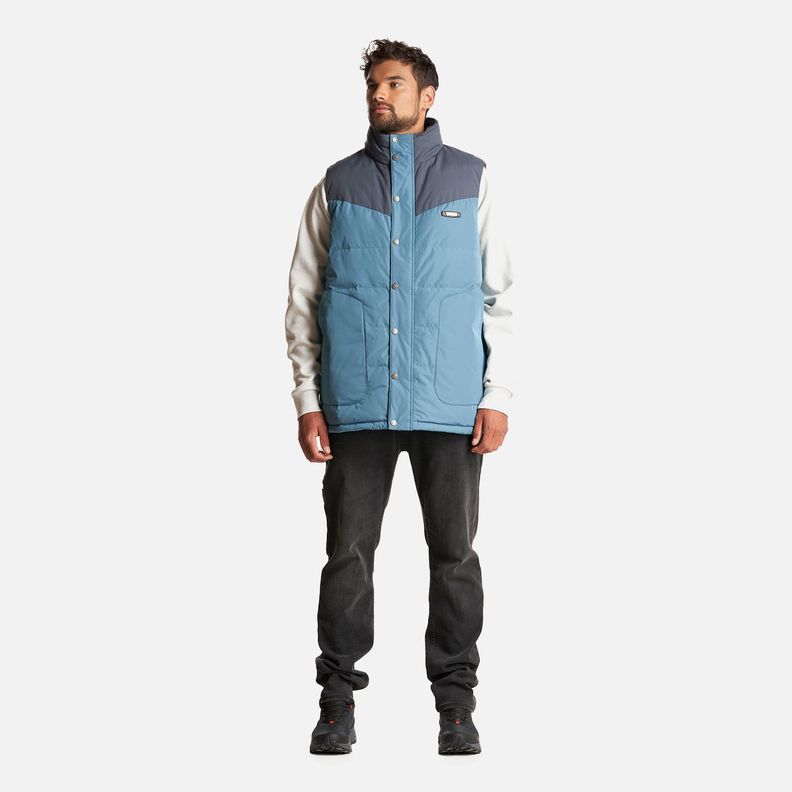 Chaqueta Hombre Kobuk Down Vest Azul Piedra Lippi-8