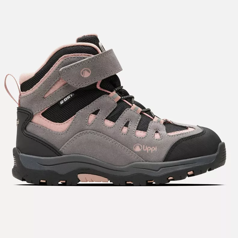 Botín Mujer Puelo Cs Hi Velcro Gris / Damasco Lippi V26