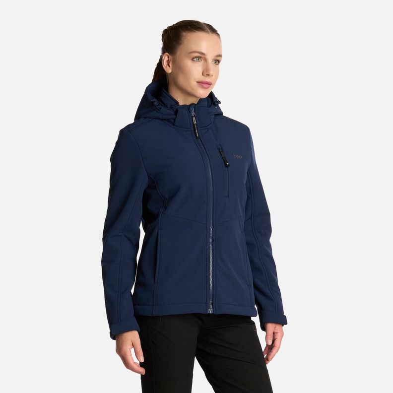 Chaqueta Mujer Macaya Softshell Hoody Azul Marino Lippi I25-1