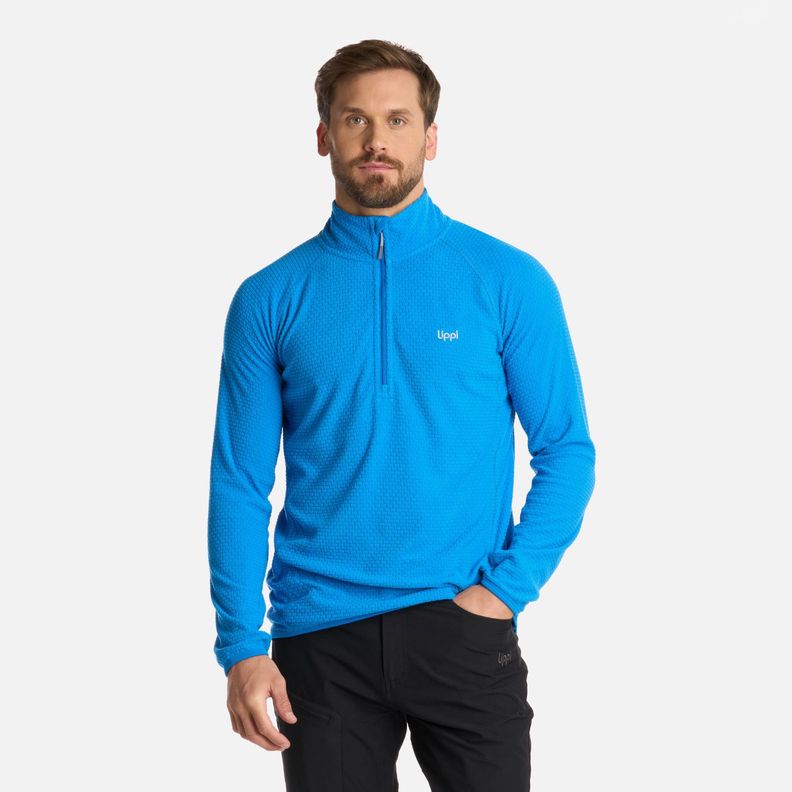 Polerón Hombre Jacaranda Nano-F 14 Zip Azulino Lippi I25-0