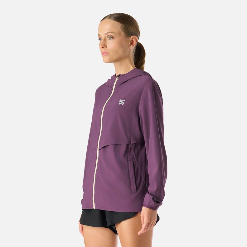 Chaqueta Mujer Built To Move Pro Windbreaker Morado Vulcano-1
