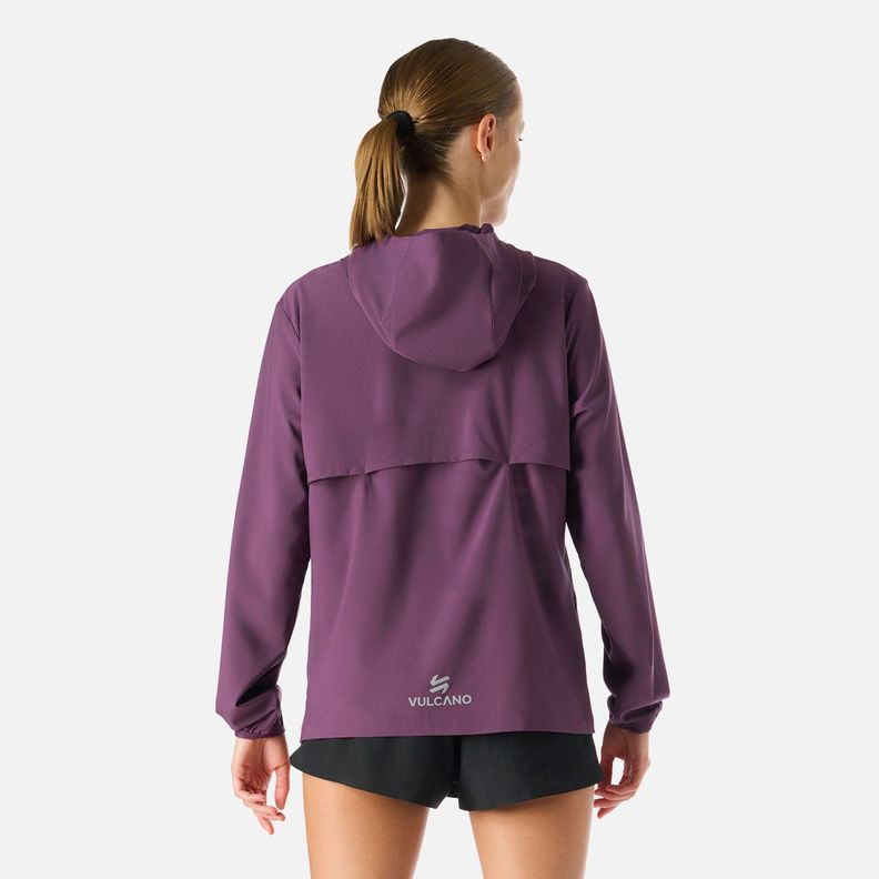 Chaqueta Mujer Built To Move Pro Windbreaker Morado Vulcano-3