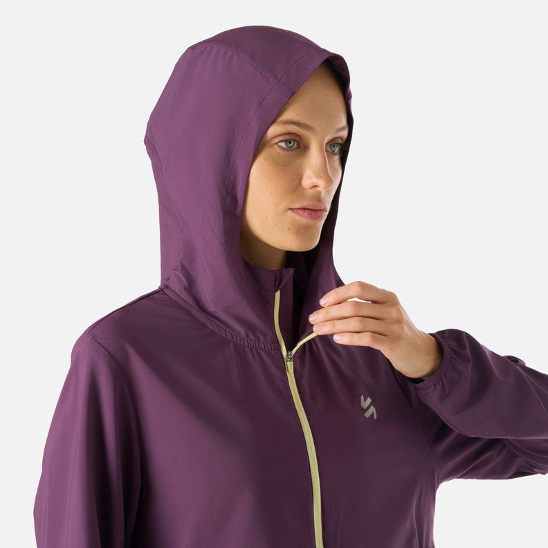 Chaqueta Mujer Built To Move Pro Windbreaker Morado Vulcano-4