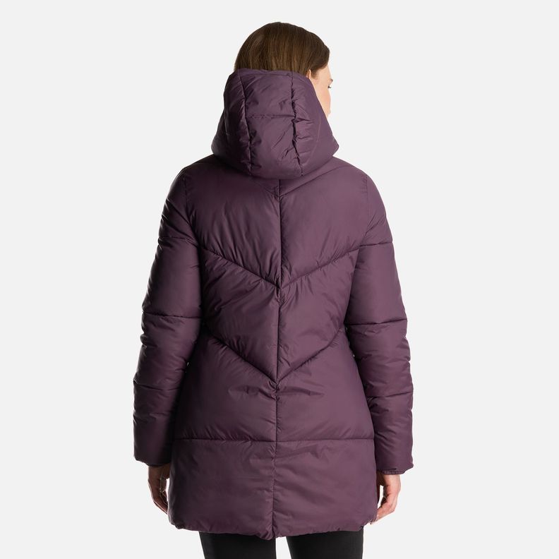 Chaqueta Mujer Long Line Steam Pro Hoody Jacket Morado Oscuro Lippi-3