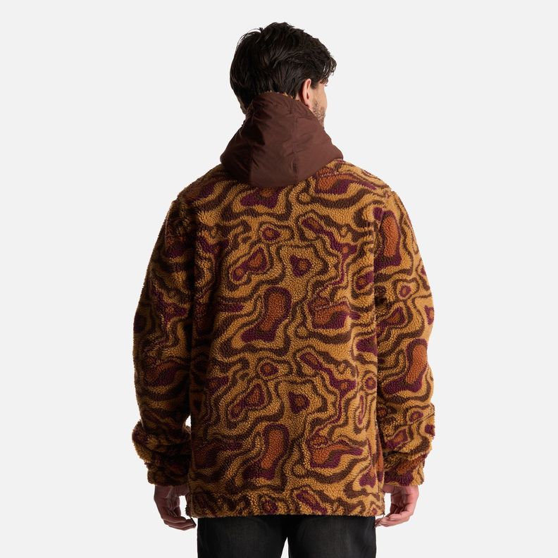 Poleron Hombre Chi-Porrito Print Tostado Haka Honu-3
