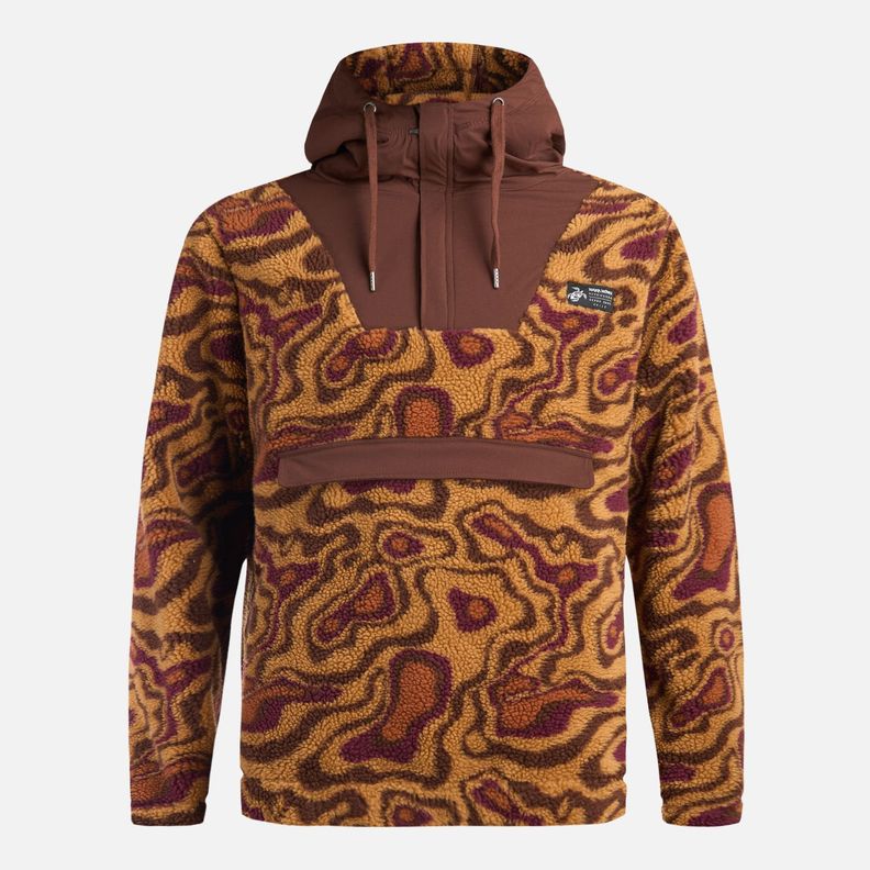 Poleron Hombre Chi-Porrito Print Tostado Haka Honu-9