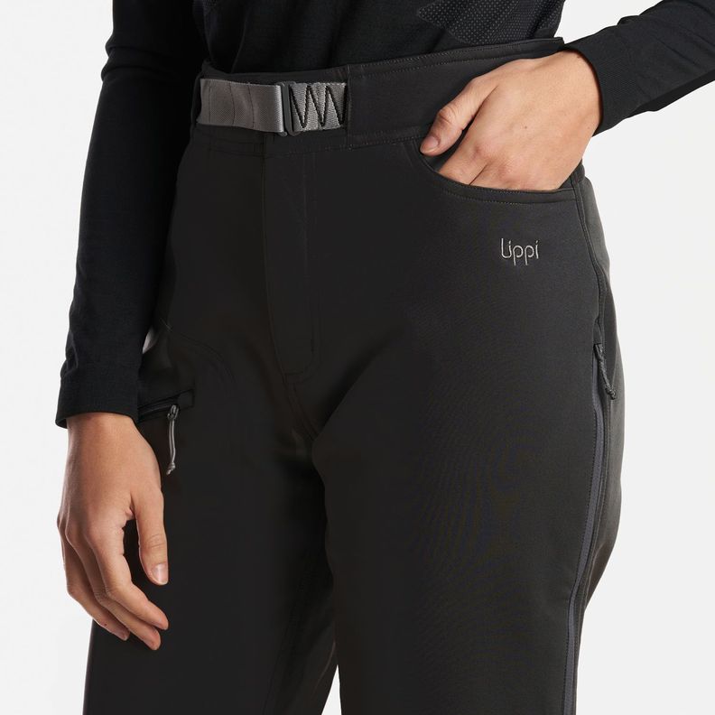 Pantalon Mujer Kimball Softshell Pants Negro Lippi I23-4