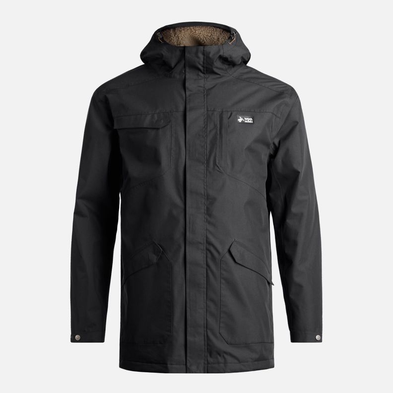 Chaqueta Hombre Yak Negro Haka Honu I24-0
