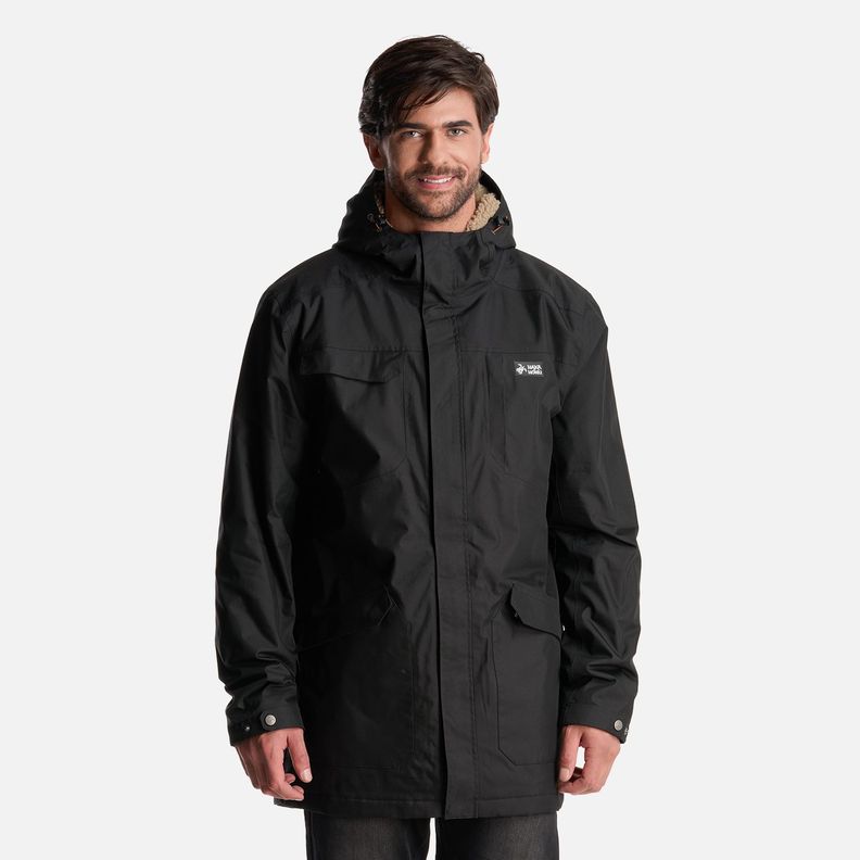 Chaqueta Hombre Yak Negro Haka Honu I24-1
