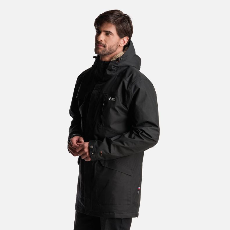 Chaqueta Hombre Yak Negro Haka Honu I24-2