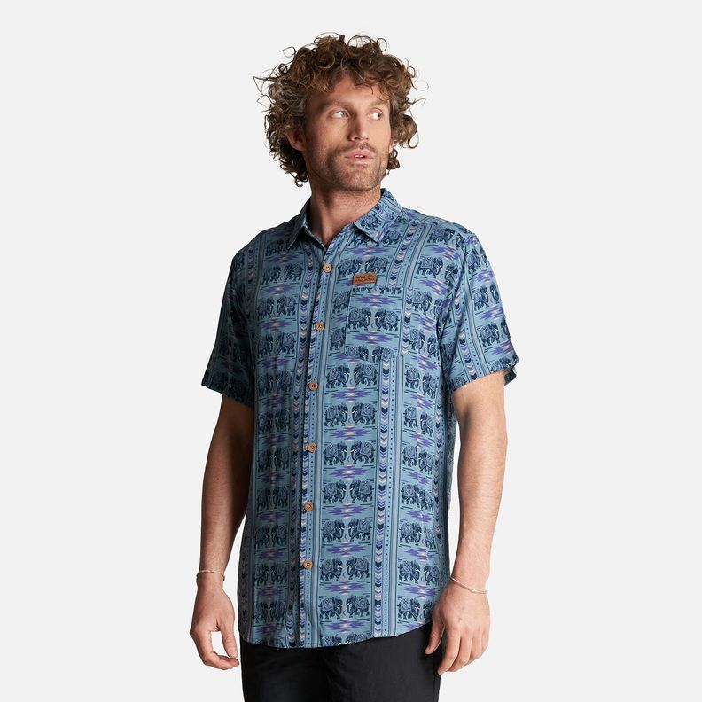Camisa Hombre Good Karma Full Print Celeste Haka Honu-2
