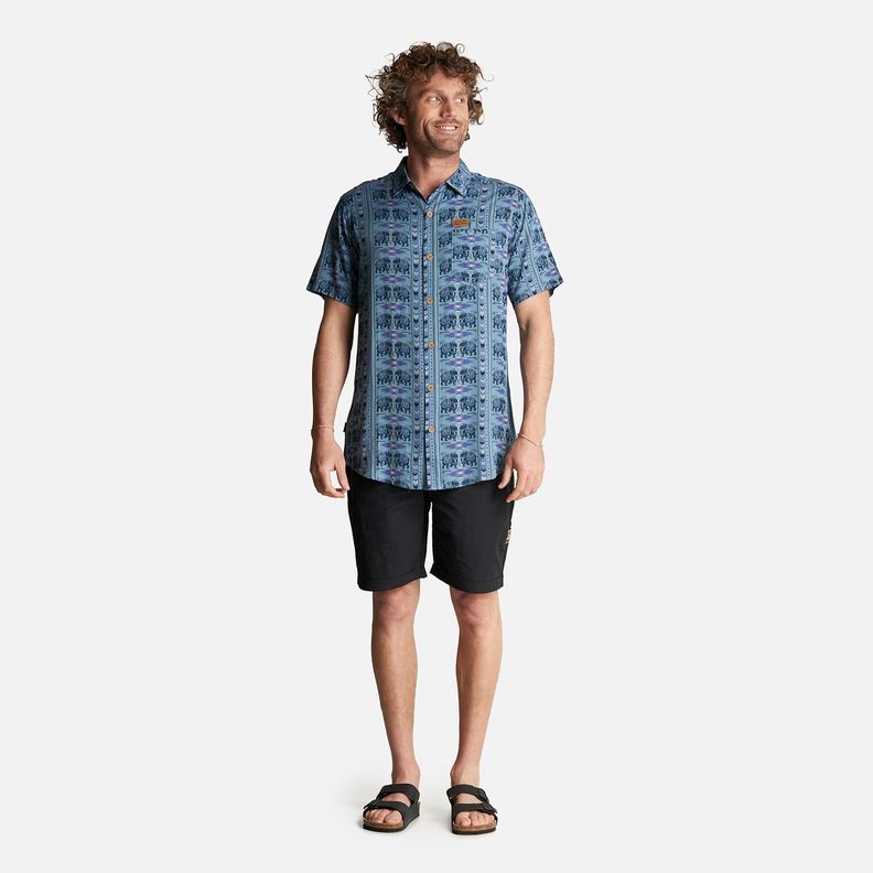 Camisa Hombre Good Karma Full Print Celeste Haka Honu-5