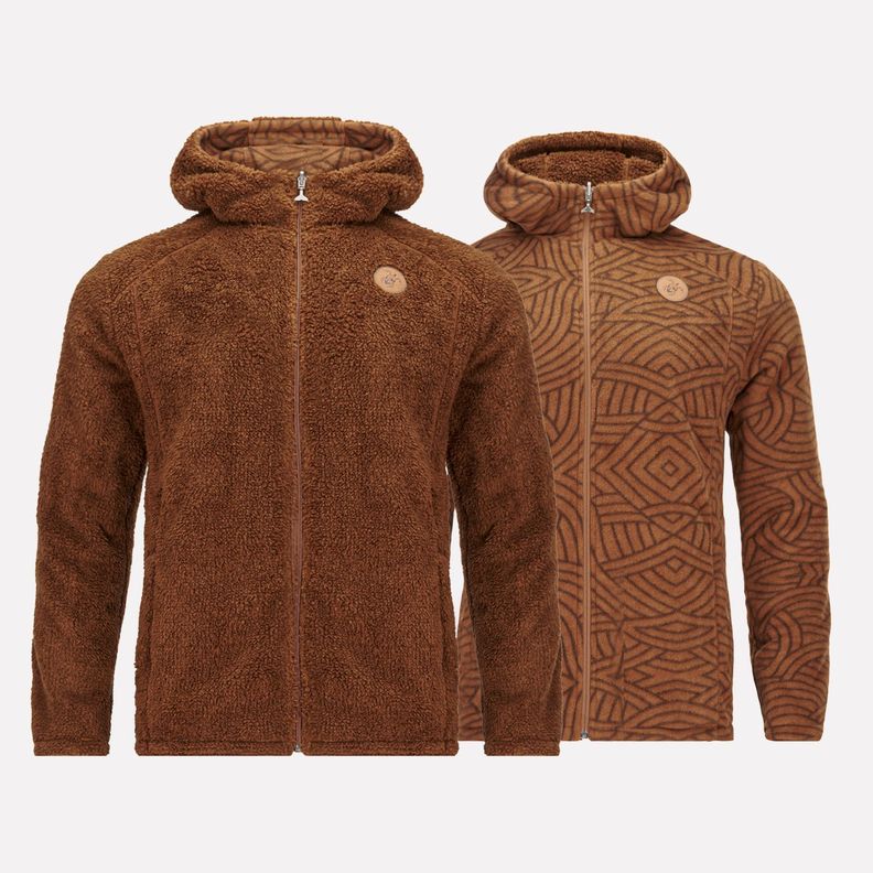 Chaqueta Hombre Bi-polar Café Haka Honu I22-0