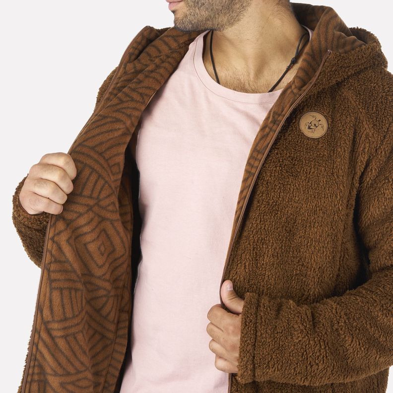 Chaqueta Hombre Bi-polar Café Haka Honu I22-1