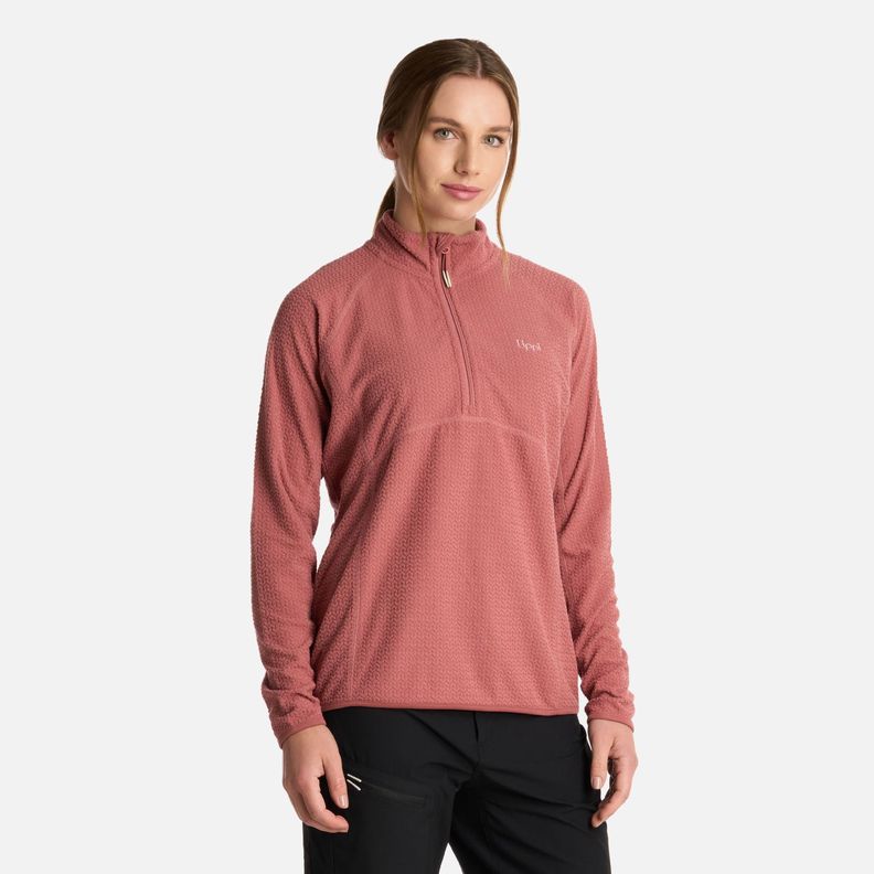 Polerón Mujer Jacaranda Nano-F 14 Zip Rosa Oscuro Lippi I25-1