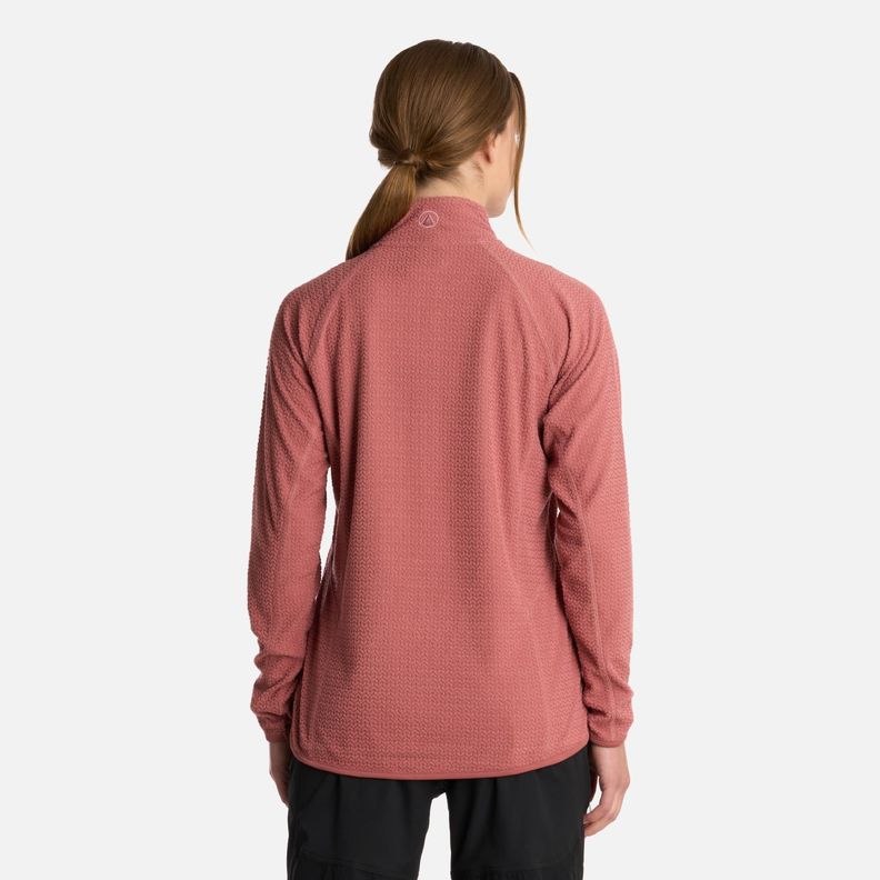 Polerón Mujer Jacaranda Nano-F 14 Zip Rosa Oscuro Lippi I25-2