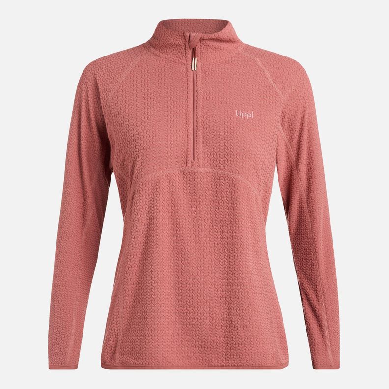 Polerón Mujer Jacaranda Nano-F 14 Zip Rosa Oscuro Lippi I25-5