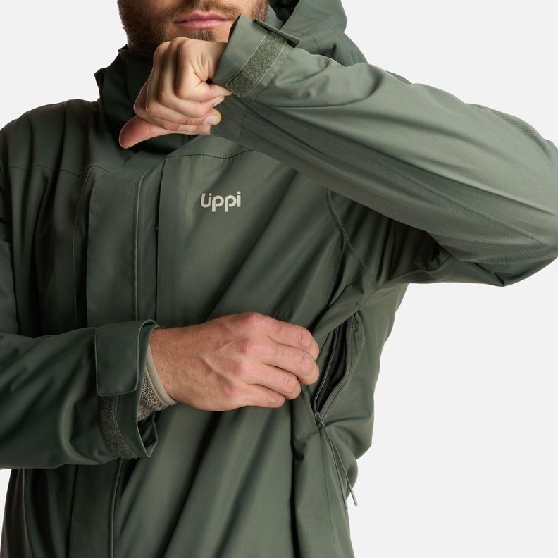 Chaqueta Hombre Tres Cruces Fusion-3 Hoody Jacket Verde Militar Lippi-8