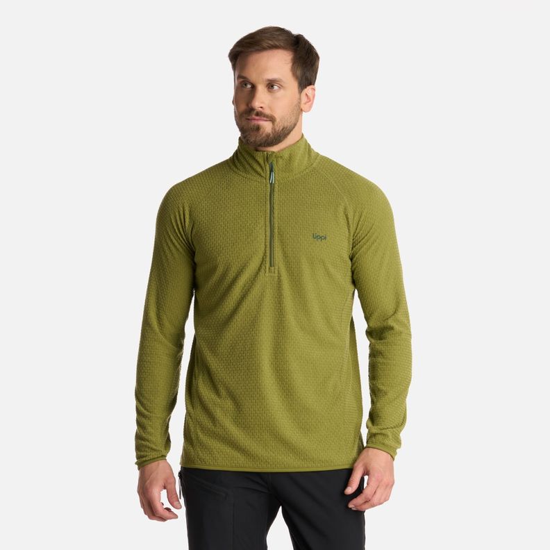 Polerón Hombre Jacaranda Nano-F 14 Zip Verde Lippi I25-0