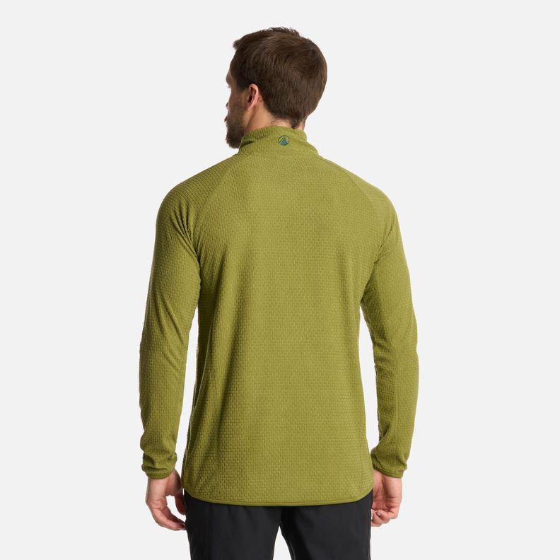 Polerón Hombre Jacaranda Nano-F 14 Zip Verde Lippi I25-2