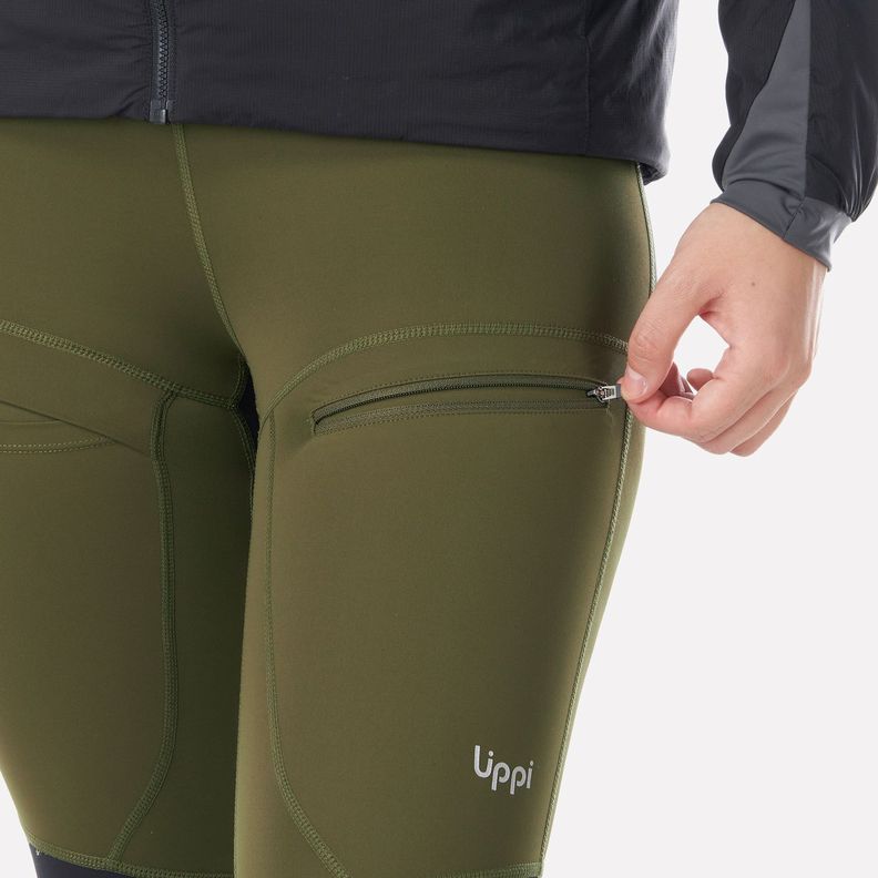 Leggings Mujer In-Action Trekking Leggings Oliva Oscuro Lippi-3