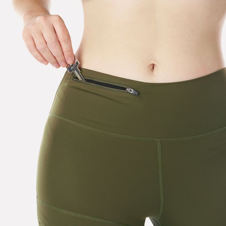 Leggings Mujer In-Action Trekking Leggings Oliva Oscuro Lippi-5
